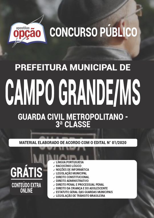 Apostila Prefeitura de Campo Grande - MS - Guarda Civil