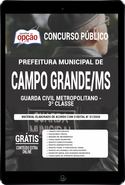 Apostila Prefeitura de Campo Grande - MS PDF - Guarda Civil