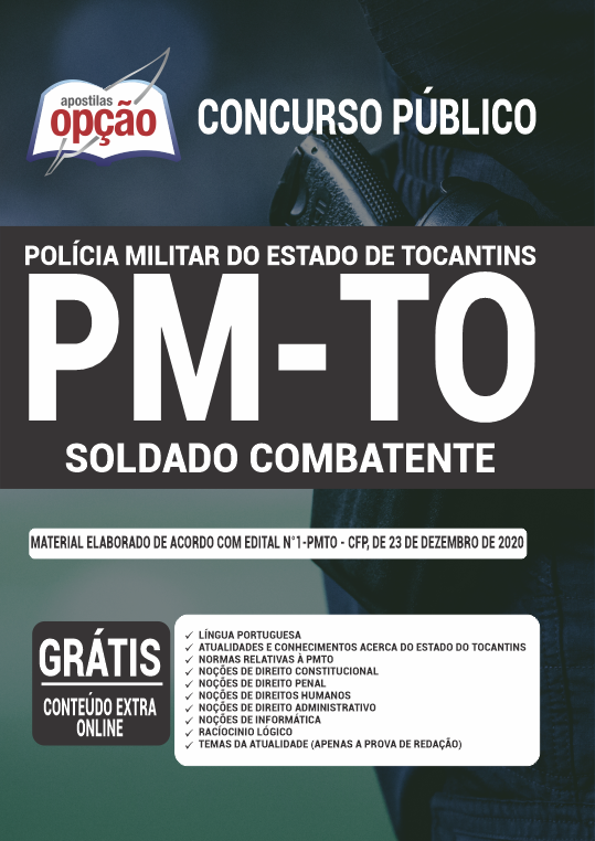 Apostila PM-TO 2021 - Soldado Combatente