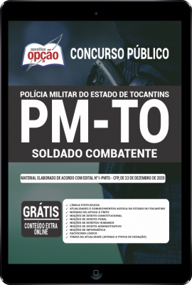 Apostila PM-TO em PDF - Soldado Combatente