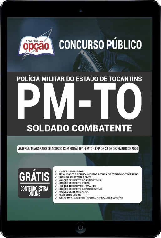 Apostila PM-TO PDF - Soldado Combatente 2021