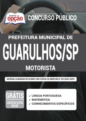 Apostila Prefeitura de Guarulhos - SP - Motorista