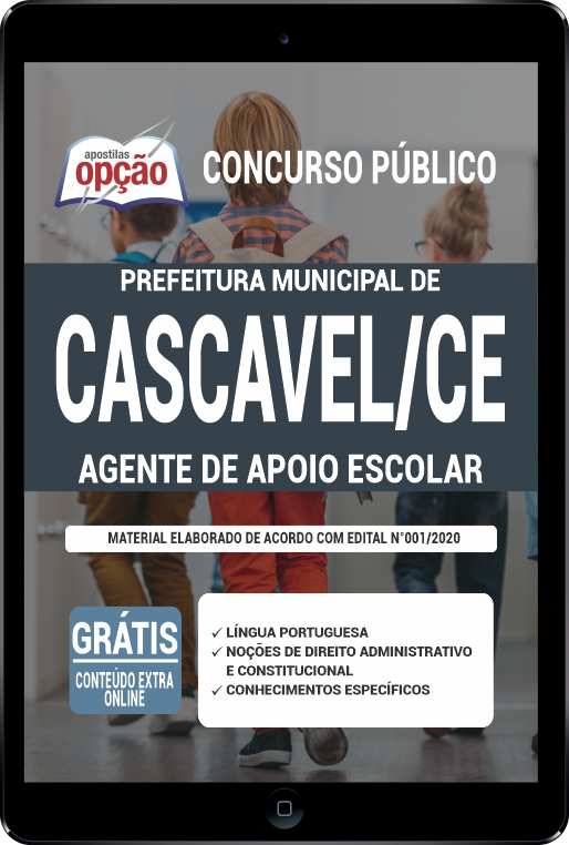 Apostila Prefeitura de Cascavel CE PDF - Agente de Apoio Escolar 2021