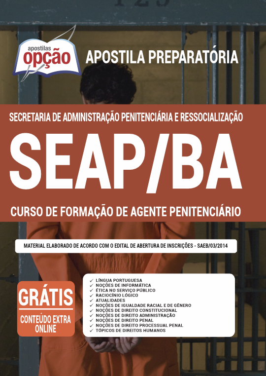 Apostila SEAP-BA 2021 - Curso de Formação de Agente Penitenciário