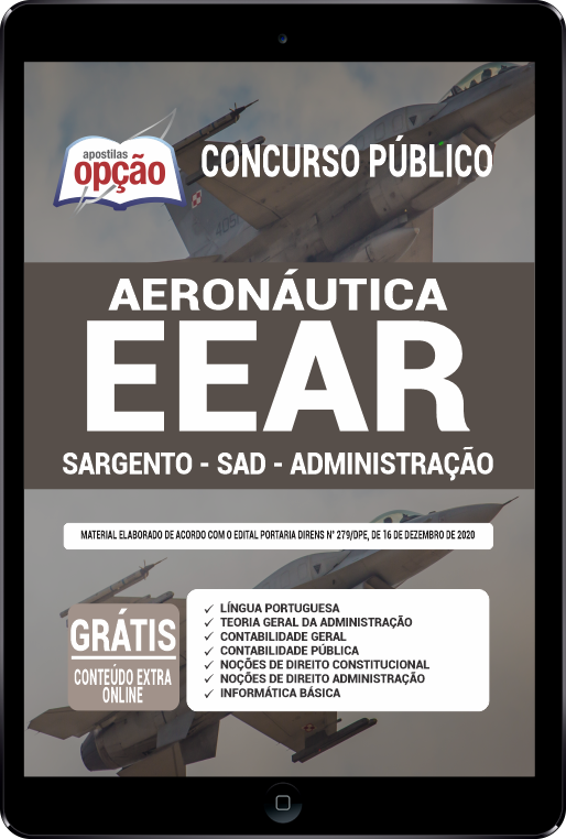 Apostila Aeronáutica (EEAR) PDF - Sargento - SAD - Administração 2021