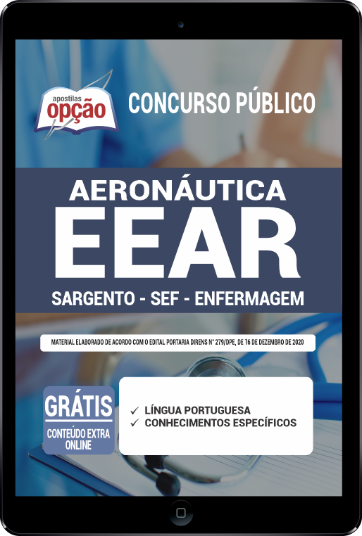 Apostila Aeronáutica (EEAR) PDF - Sargento - SEF - Enfermagem 2021