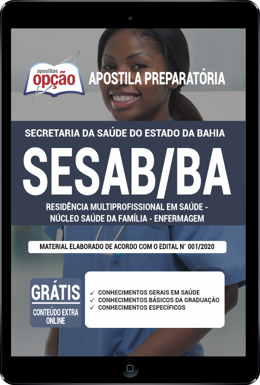 Apostila SESAB-BA PDF - Residência Multi Saúde - Enfermagem 2021