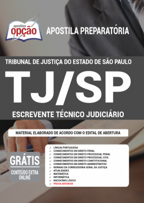 Apostila Tj Sp 2021 Escrevente Tecnico Judiciario
