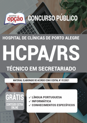 Apostila HCPA-RS - Técnico em Secretariado