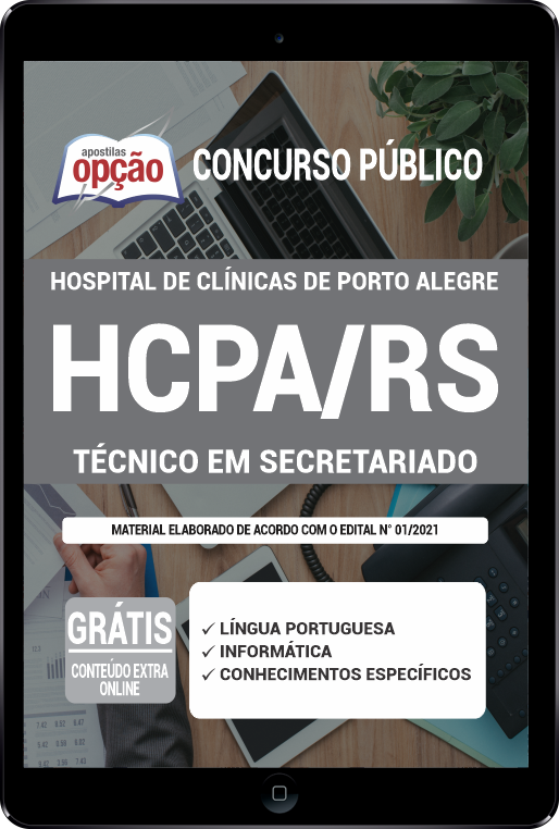 Apostila HCPA-RS PDF - Técnico em Secretariado 2021