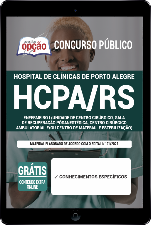 Apostila HCPA-RS PDF - Enfermeiro I 2021