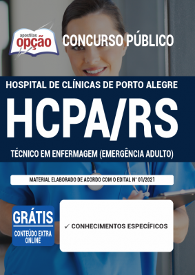 Apostila HCPA-RS - Técnico de Enfermagem (Emergência Adulto)