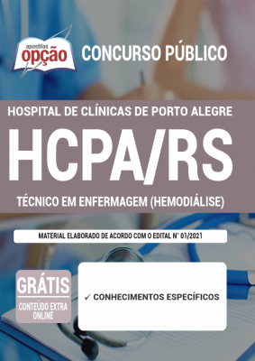 Apostila HCPA-RS - Técnico de Enfermagem (Hemodiálise)