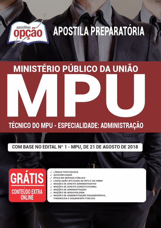 Apostila MPU 2021 - Técnico do MPU – Espec: Administração