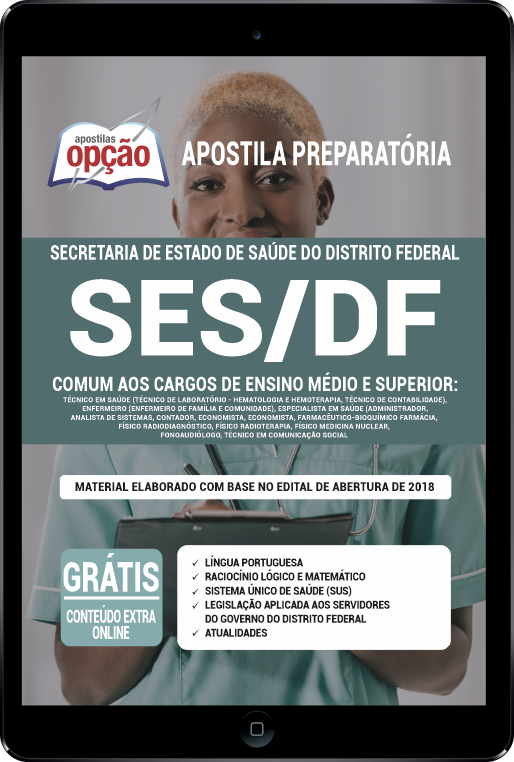 Apostila SES-DF PDF Comum Cargos Ensino Médio Superior 2021