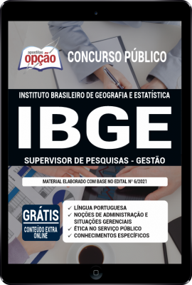 Apostila IBGE em PDF - Supervisor de Pesquisas - Gestão