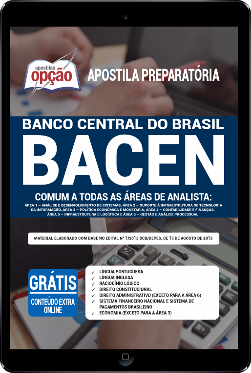 Apostila BACEN PDF 2021- Comum a Todas as Áreas de Analista