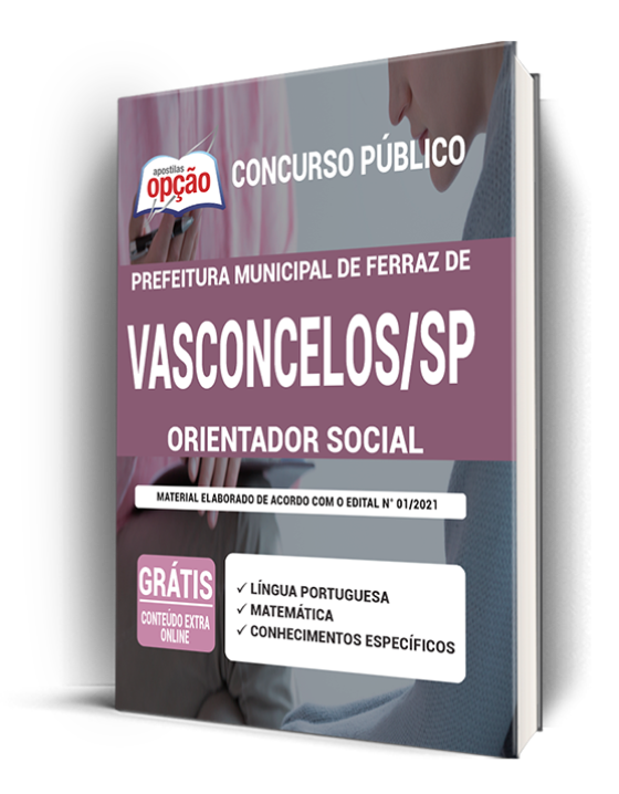 Apostila Prefeitura  Ferraz de Vasconcelos - SP 2021 - Orientador Social