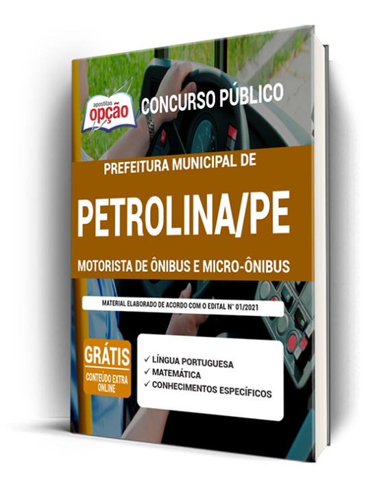 Apostila Prefeitura Petrolina - PE 2021Motorista Ônibus Micro-Ônibus