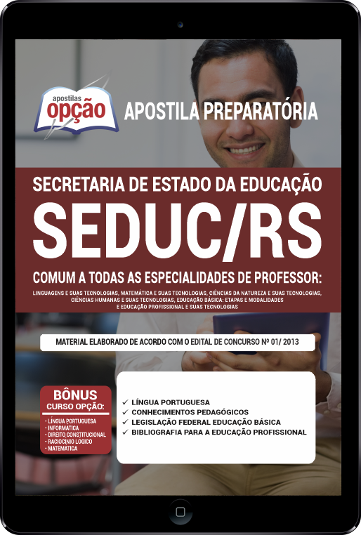 Apostila SEDUC-RS PDF - Comum as Espec de Professor 2021