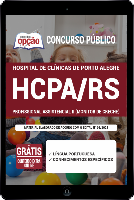 Apostila HCPA-RS PDF Profissional Assistencial II 2021