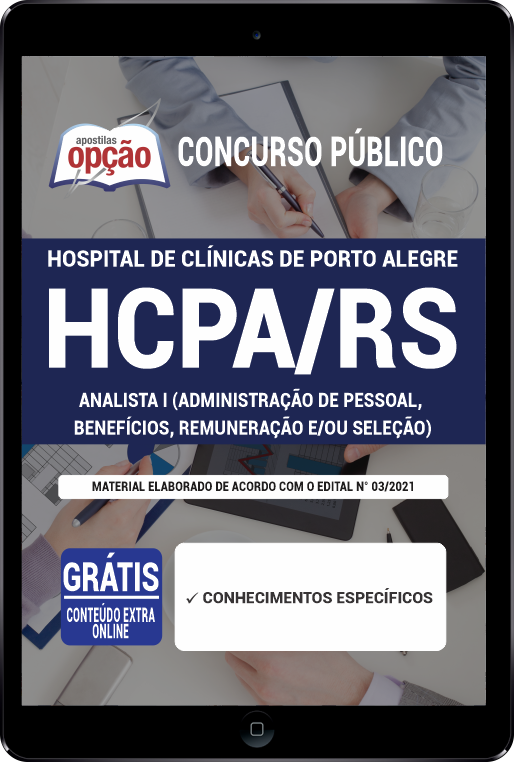 Apostila HCPA-RS PDF Analista I 2021