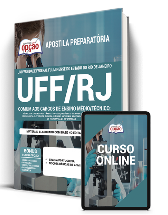 Apostila UFF-RJ 2021 - Cargos de Ensino Médio/Técnico