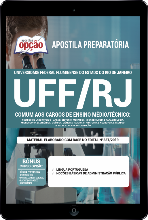 Apostila UFF-RJ PDF - Cargos de Ensino Médio/Técnico 2021