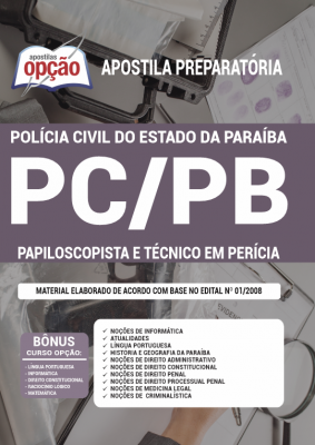 Apostila PC-PB - Papiloscopista e Técnico em Perícia