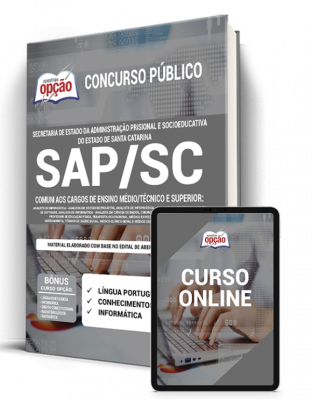 Apostila SAP-SC - Comum aos Cargos de Ensino Médio/Técnico e Superior