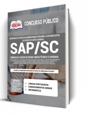 Apostila SAP-SC - Comum aos Cargos de Ensino Médio/Técnico e Superior