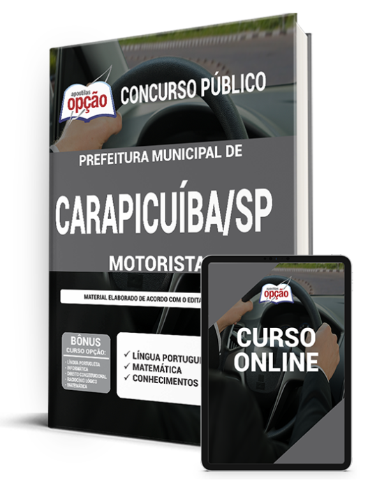 Apostila Prefeitura de Carapicuíba - SP 2021 - Motorista