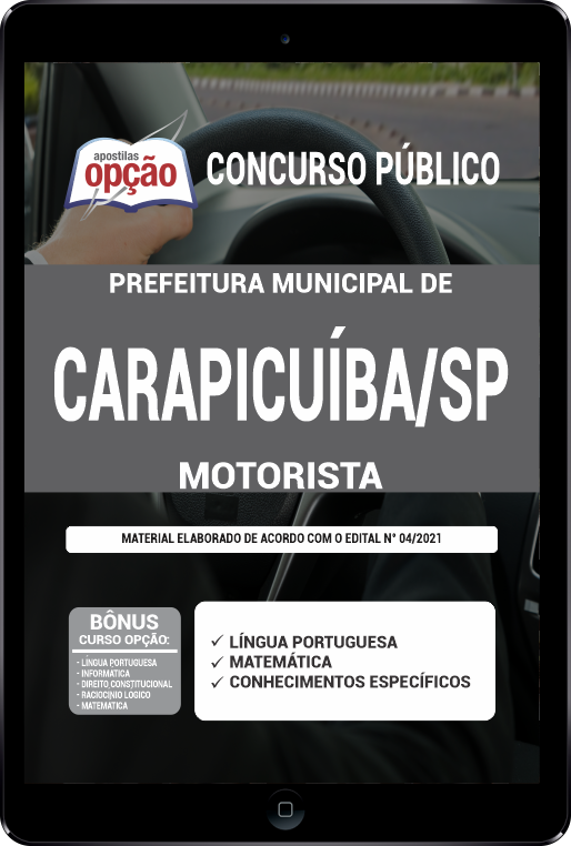 Apostila Prefeitura de Carapicuíba - SP PDF - Motorista 2021