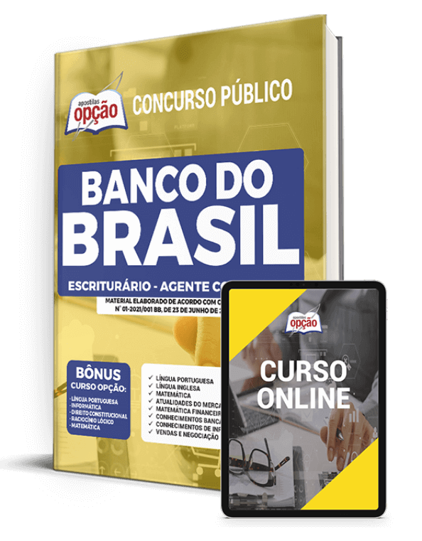 Apostila Banco do Brasil 2021 - Escriturário - Agente Comercial