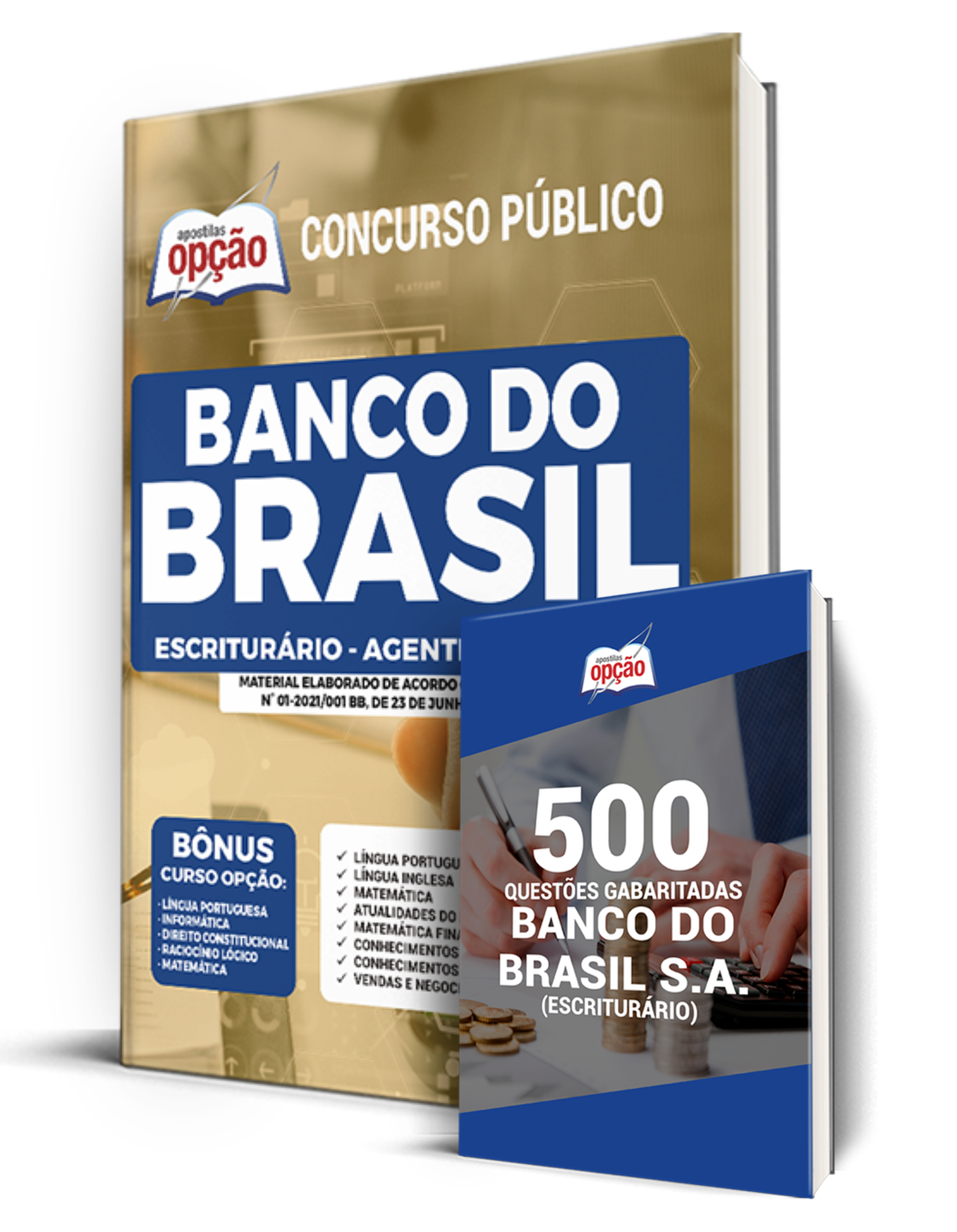 Combo Banco do Brasil - Escriturário - Agente Comercial