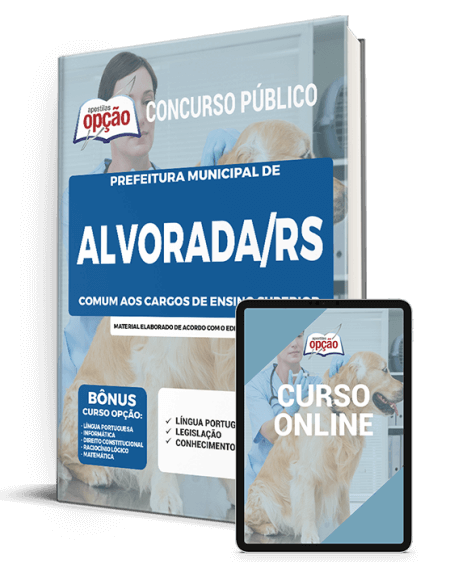 Apostila Prefeitura  de Alvorada - RS 2021 Comum Ensino Superior