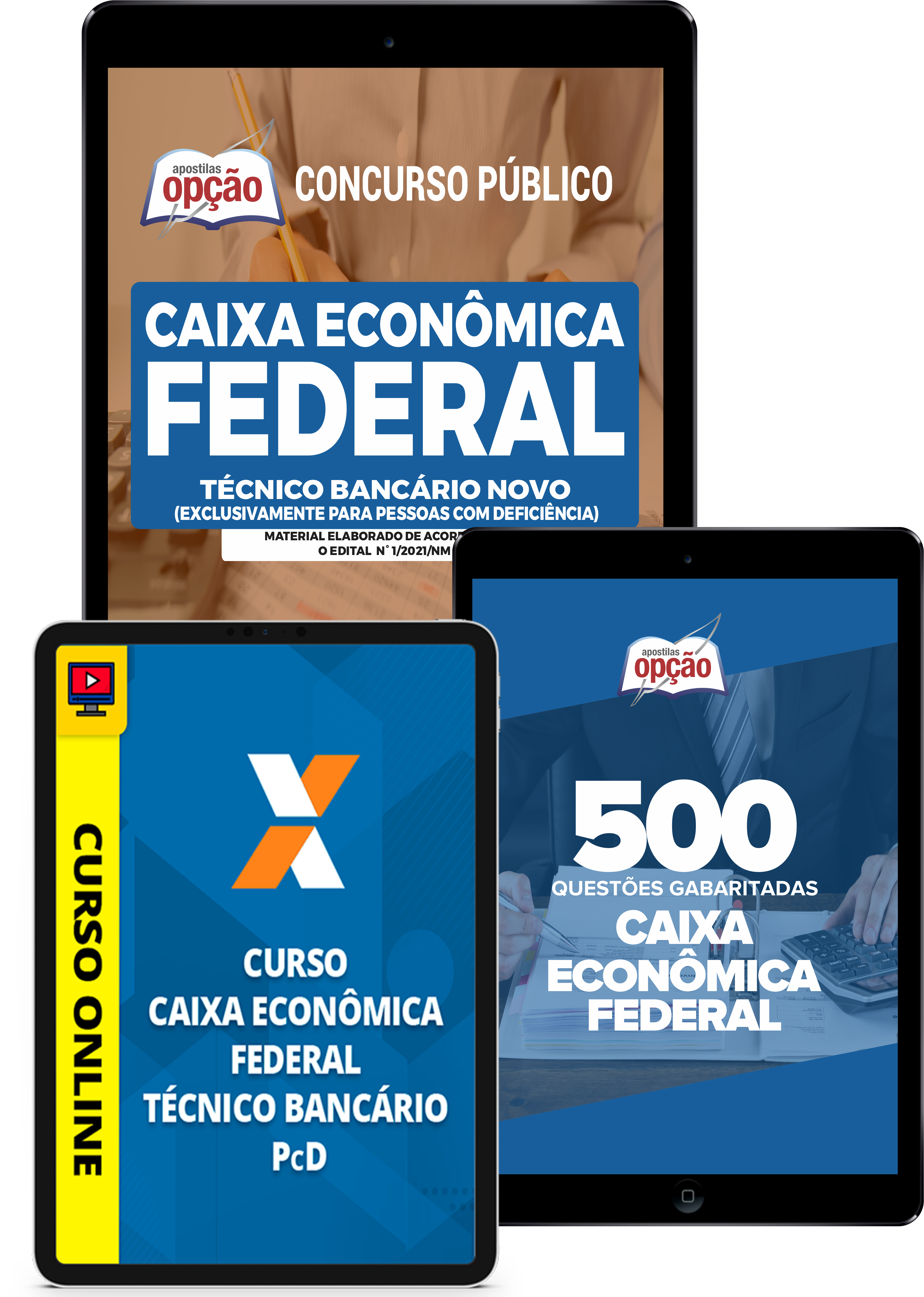 Combo Caixa Técnico Bancário (PCD)