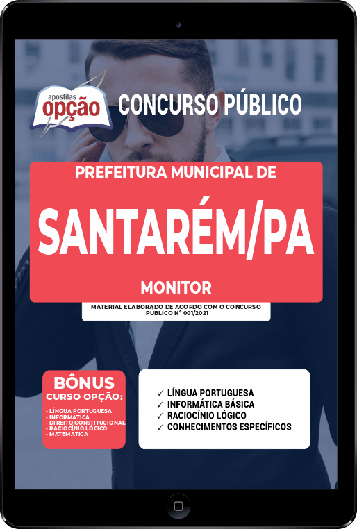 Apostila Prefeitura  Santarém PA PDF Monitor 2021