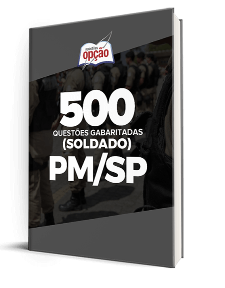 Caderno PM-SP - 500 Questões Gabaritadas (Soldado)