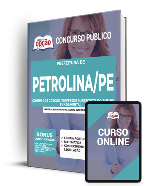 Apostila Prefeitura  Petrolina - PE 2021 - Professor Subs Ens Fund