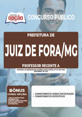 Apostila Prefeitura de Juiz de Fora - MG - Professor Regente A