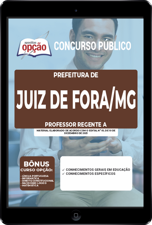 Apostila Prefeitura  Juiz de Fora MG PDF - Professor Regente A 2021