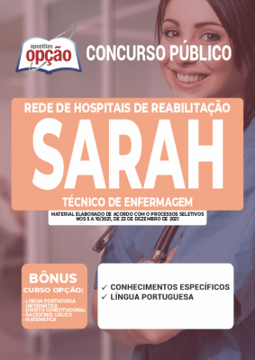 Apostila Rede SARAH de Hospitais de Reabilitação - Técnico de Enfermagem