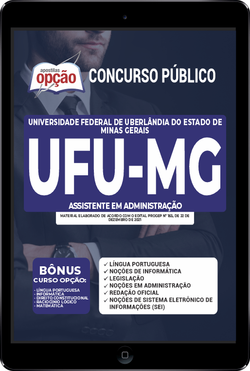 Apostila UFU-MG PDF - Assistente em Administrativo 2022