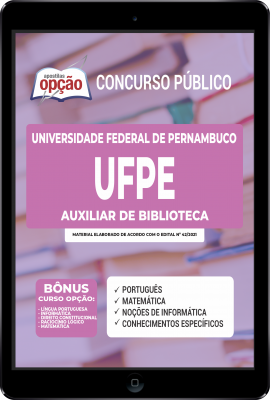 Apostila UFPE em PDF - Auxiliar de Biblioteca