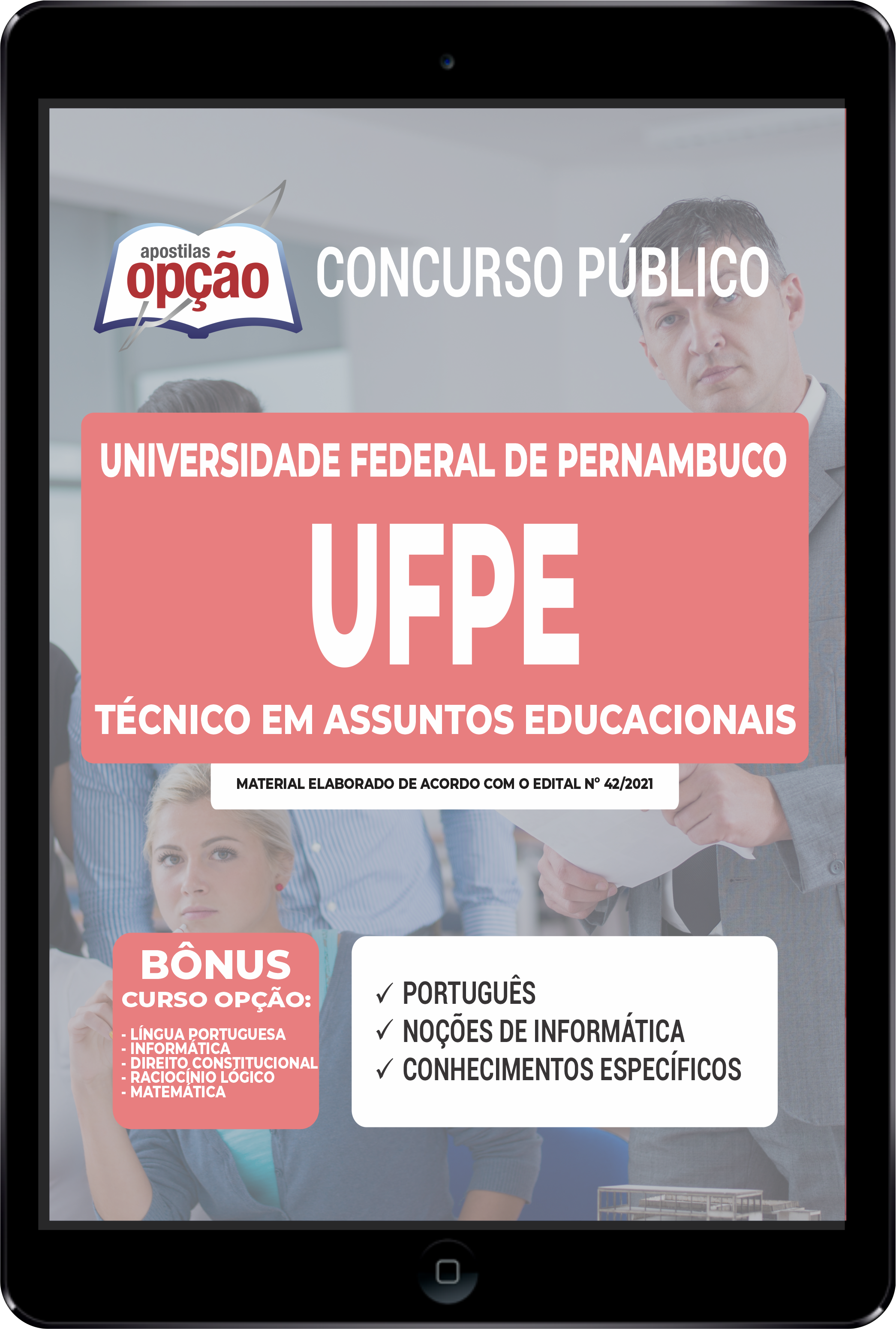 Apostila UFPE PDF - Técnico em Assuntos Educacionais 2022