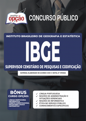 Apostila IBGE - Supervisor Censitário de Pesquisas e Codificação