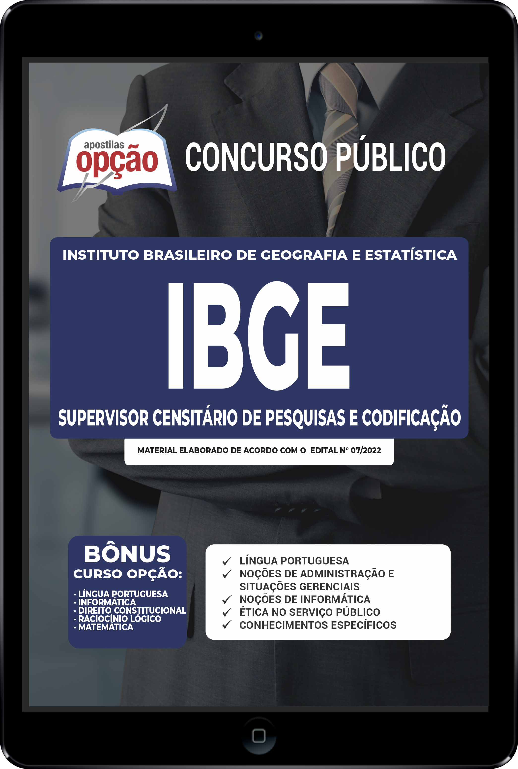 Apostila IBGE PDF - Supervisor Censitário de Pesq Codificação 2022