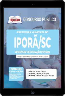 Apostila Prefeitura de Iporã do Oeste - SC em PDF - Professor de Educação Especial