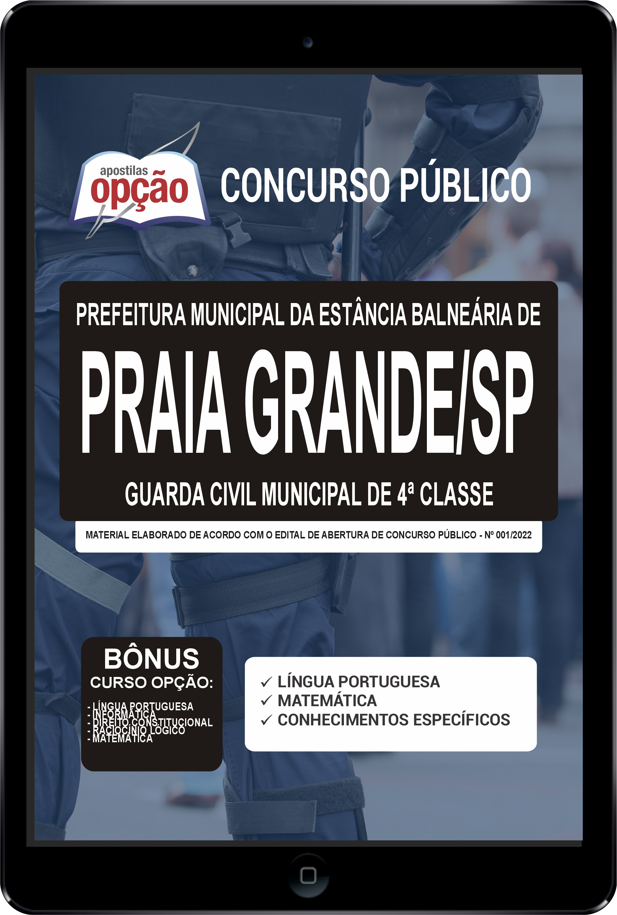 Apostila Prefeitura  Praia Grande - SP PDF - Guarda Civil Municipal 2022